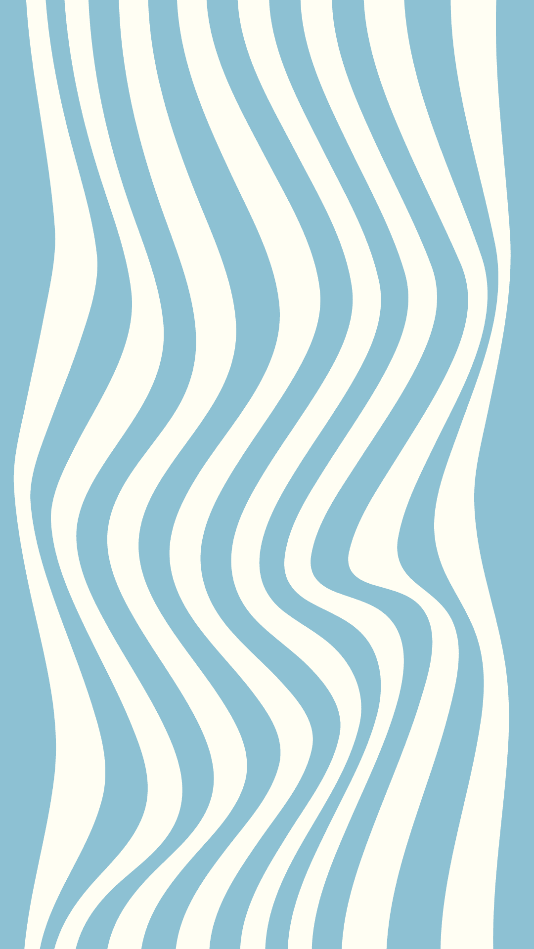 Blue and white wavy stripes creating an optical illusion