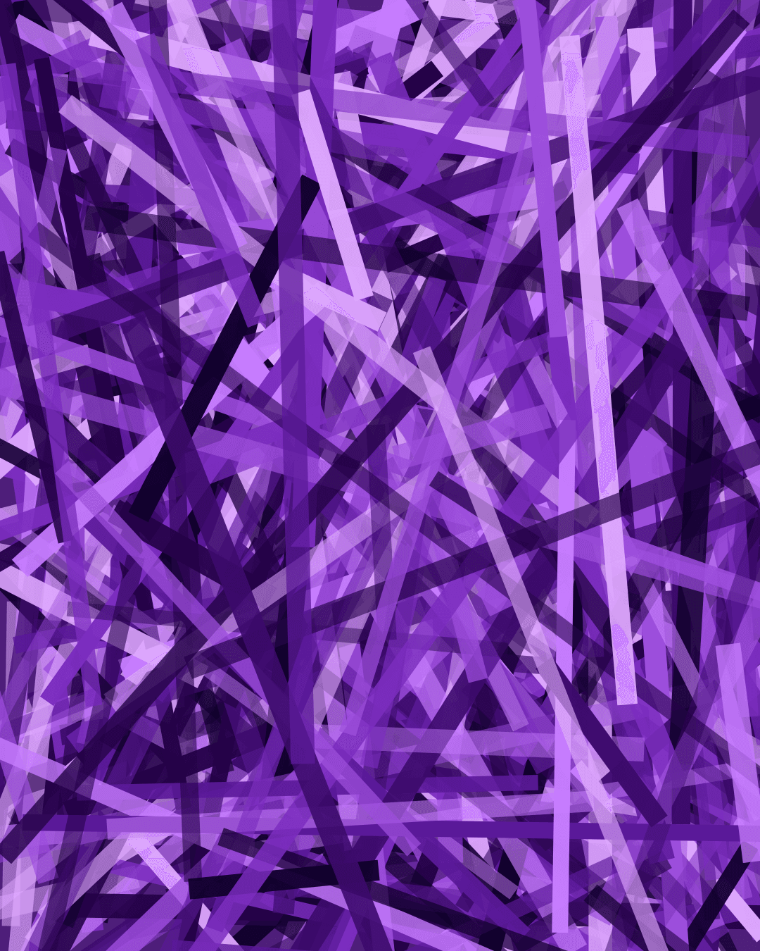 Dense pattern of layered purple strips